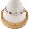 1377 Bransoletka cyrkonie złota 19cm pozłacana 18k Xuping 